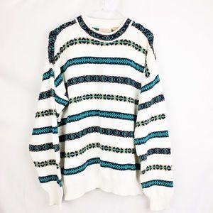 VINTAGE Knit Oversized Grandpa Sweater Large